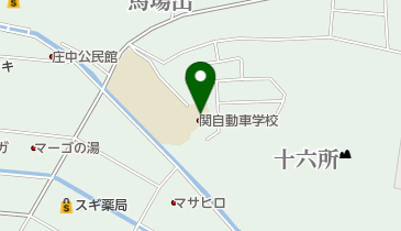 関自動車学校の地図画像