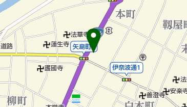 飯原服装専門学校の地図画像