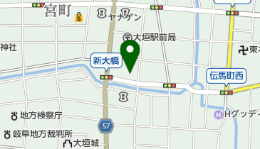 スバル学院大垣校の地図画像