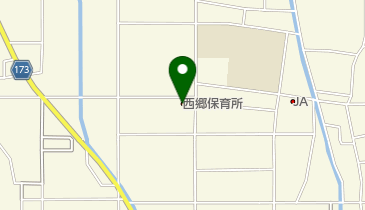 西郷保育所の地図画像