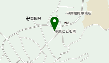 恵那市立串原こども園の地図画像