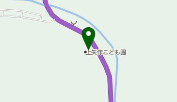 恵那市立上矢作こども園の地図画像