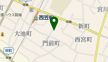 笠松保育園の地図画像