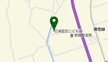 石津認定こども園の地図画像