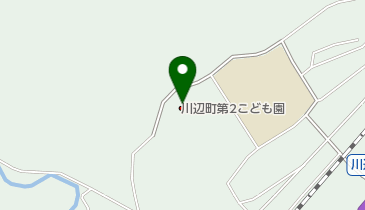 川辺町立川辺町第2こども園の地図画像