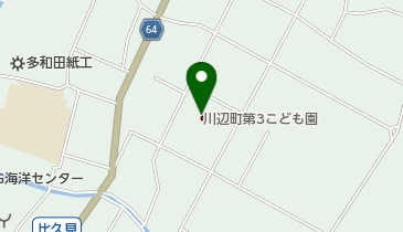 川辺町立川辺町第3こども園の地図画像