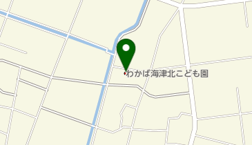 わかば海津北こども園の地図画像