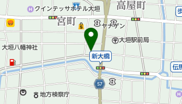 螢雪ゼミナール高校部大垣駅前校の地図画像