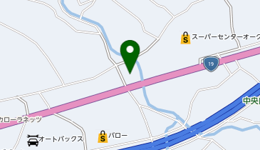 一条工務店中津川展示場の地図画像