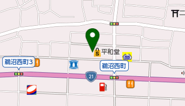 平和堂うぬま店の地図画像