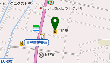 平和堂高富店の地図画像