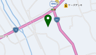 オークワ中津川中村店の地図画像