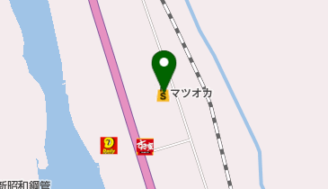 マツオカ萩原店の地図画像