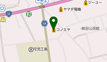 コノミヤ可児店の地図画像