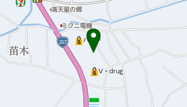 バロー苗木店の地図画像