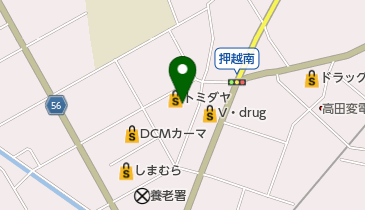 トミダヤ養老店の地図画像