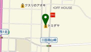 トミダヤ三田洞店の地図画像