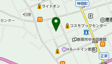 コープぎふ恵那店の地図画像