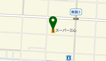 スーパー三心うずら店の地図画像