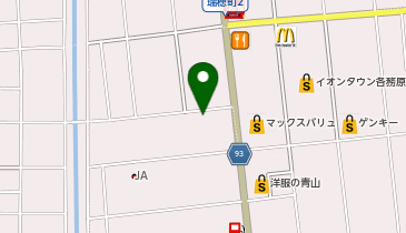 アミカ各務原店の地図画像