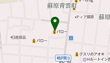 バロー各務原中央店の地図画像