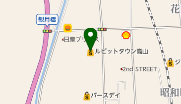 バロー高山店の地図画像