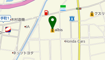 albis美濃加茂店の地図画像