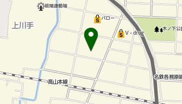 バロー領下店の地図画像