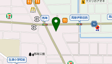 バロー穂積店の地図画像