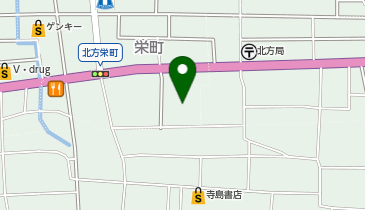 albis北方店の地図画像