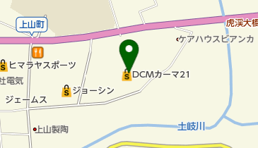 DCM21多治見店の地図画像