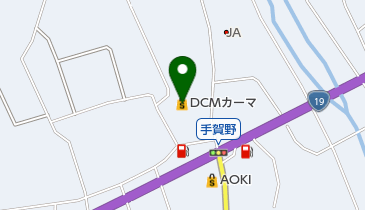 DCM中津川店の地図画像