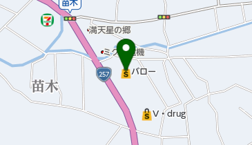 ホームセンターバロー中津川苗木店の地図画像