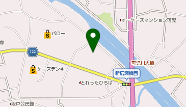 ホームセンターバロー可児坂戸店資材館の地図画像