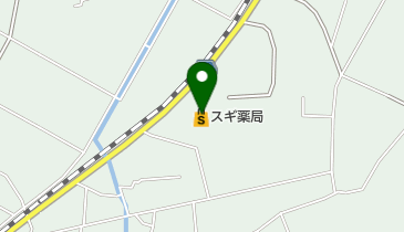 スギ薬局川辺店の地図画像