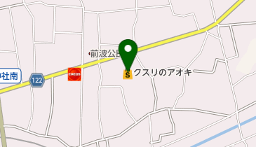 クスリのアオキ中恵土店の地図画像