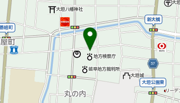 クスリのアオキ大垣丸の内店の地図画像