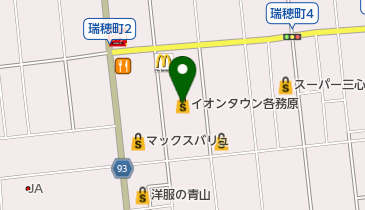 イオンタウン各務原の地図画像