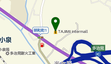 TAJIMI intermallの地図画像