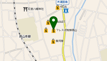 フレスポ飛騨高山の地図画像