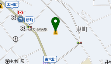 ルビットタウン中津川の地図画像