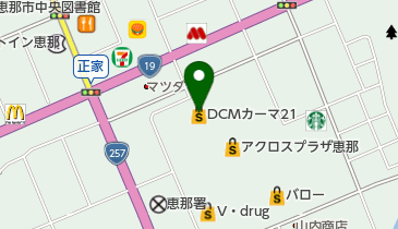 アクロスプラザ恵那の地図画像