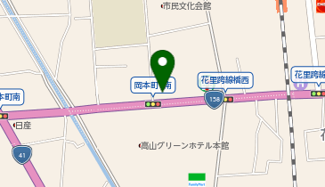 マックハウス飛騨高山店の地図画像
