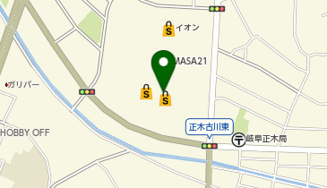 ハニーズ岐阜マーサ21店の地図画像