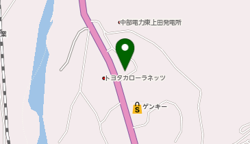 ワークマンプラス下呂店の地図画像