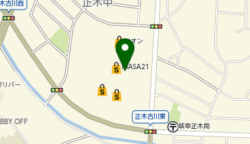 メガスポーツ岐阜マーサ21店の地図画像