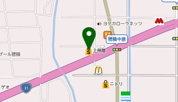 上州屋岐阜穂積店の地図画像
