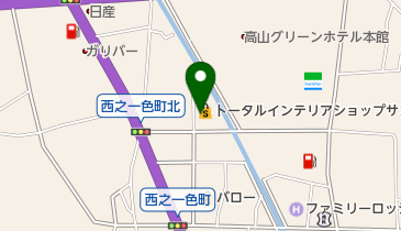 トータルインテリアショップサンガワヤの地図画像