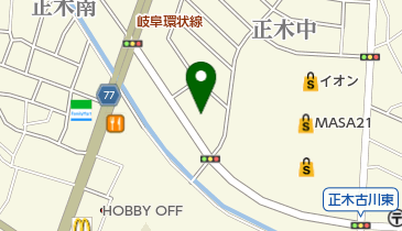 ニトリ岐阜店の地図画像