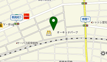 ニトリEXPRESS岐阜オーキッドパーク店の地図画像